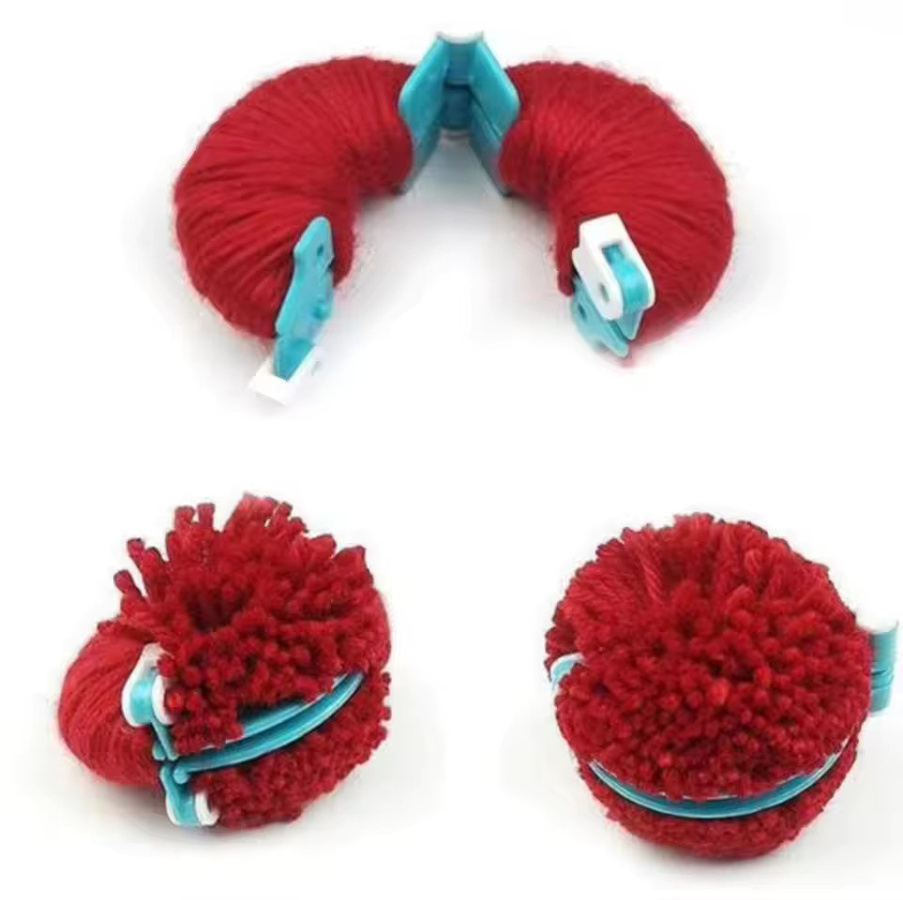 Pompon-Strickset, DIY-Bastelset, 8-teiliges Set - Bild 4
