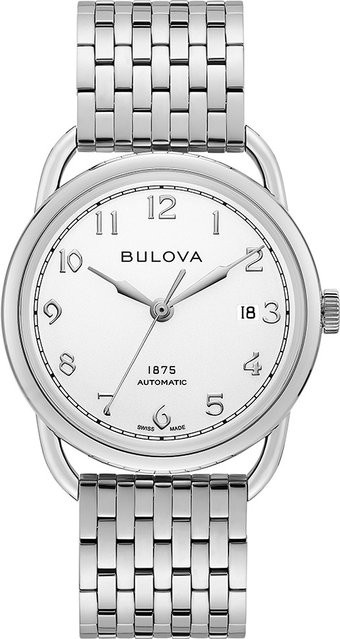 Bulova Armbanduhr Automatik, Edelstahl, Silber, 38 mm, Herren - Bild 1