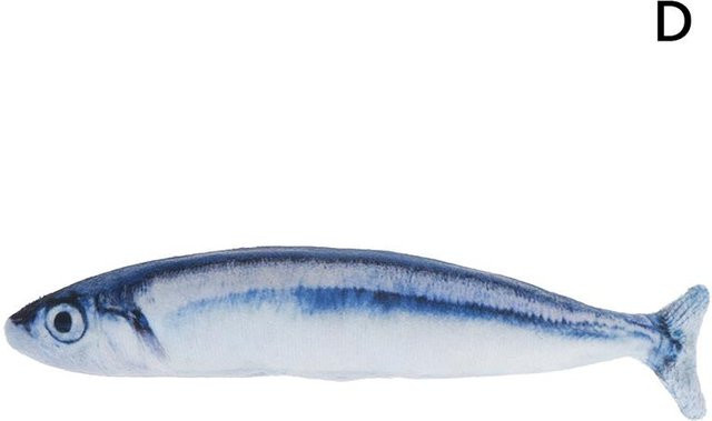 Lustiger Plüschfisch, Plüschtier, weiß, ab 3 Jahren - Bild 1