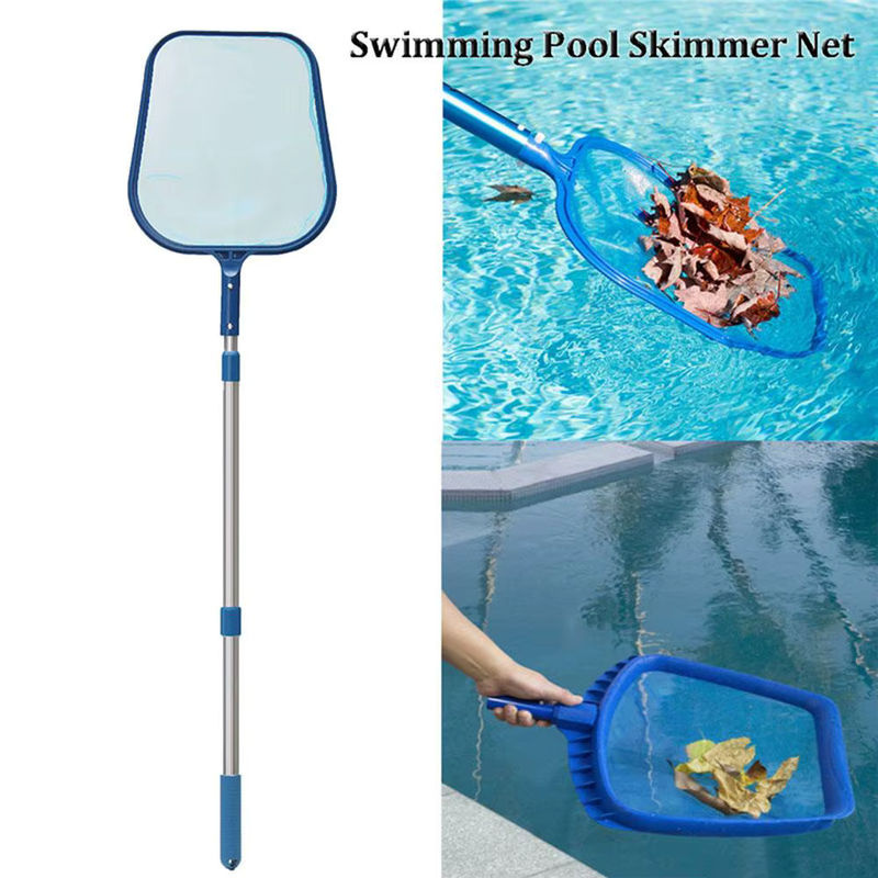 Professionelles Pool-Reinigungsnetz in Blau für Schwimmbad und Spa als Müllskimmer - Bild 2