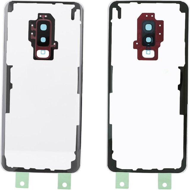 Transparentes Akkucover für Samsung Galaxy S9 Plus G965 in Rot - Bild 1