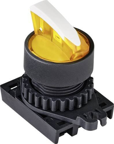 TRU COMPONENTS Wahltaste Knebel S2SRN-L5KY in Gelb, 2 x 45° - Bild 1