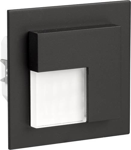 Zamel Timo LED-Wandeinbauleuchte Schwarz für Treppen und Flure - Bild 1