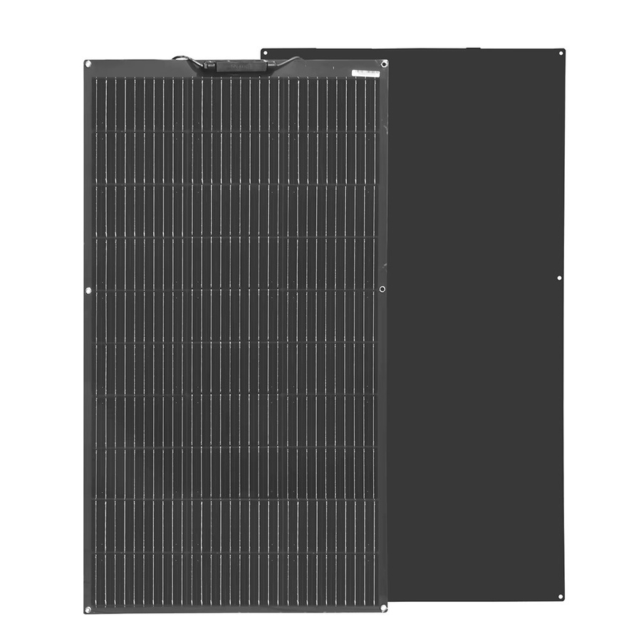 WUZECK Flexibles Mono-Solarmodul 100W Photovoltaik-Modul 16,5V für Camping, Wohnwagen und Boot - Bild 2