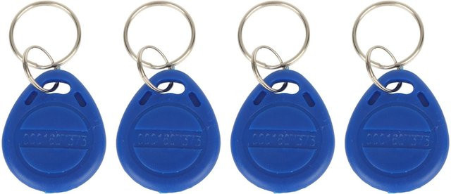 100 Stück blaue RFID Proximity-Kartenschlüssel aus Kunststoff für die Zugangskontrolle - Bild 1