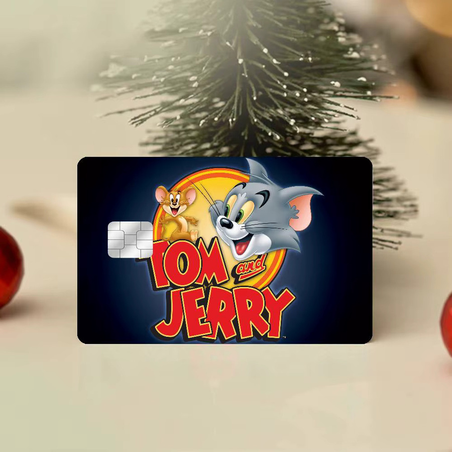 Potdemiel Tom und Jerry Cartoon Anime Aufkleber, Mehrfarbig, Rechteckig - Bild 6