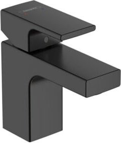 Hansgrohe Waschtisch-Einhebelmischer Vernis Shape 70 mit Zugstangen-Ablaufgarnitur in Mattschwarz - Bild 1