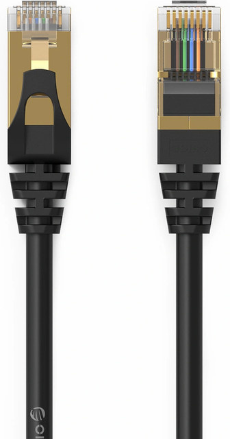 Orico PUG-C7 Cat7 Ethernet LAN Netzwerkkabel, Schwarz, 5 m - Bild 1