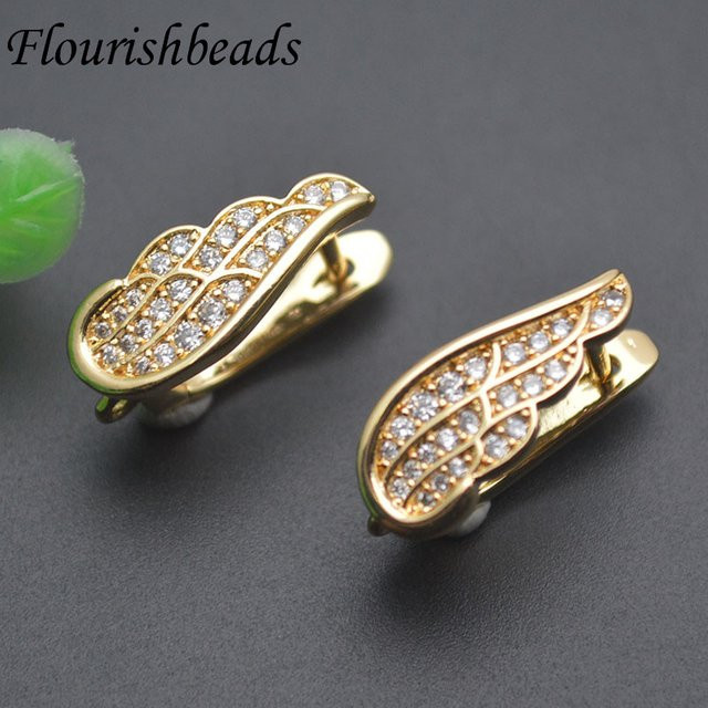 Flourishbeads Ohrringe, vergoldet, CZ, Perlen, Damen - Bild 1