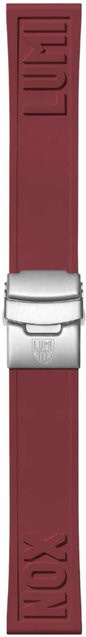 Luminox Uhrenarmband Kautschuk, 24 mm, weinrot - Bild 1