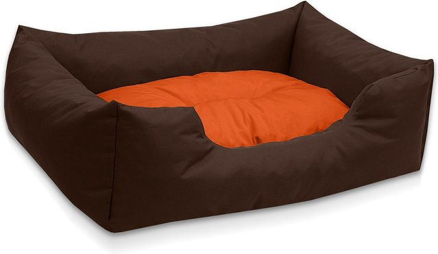 BedDog Hundebett MIMI Hundesofa aus Cordura und Microfaser-Velours in Braun - Bild 1