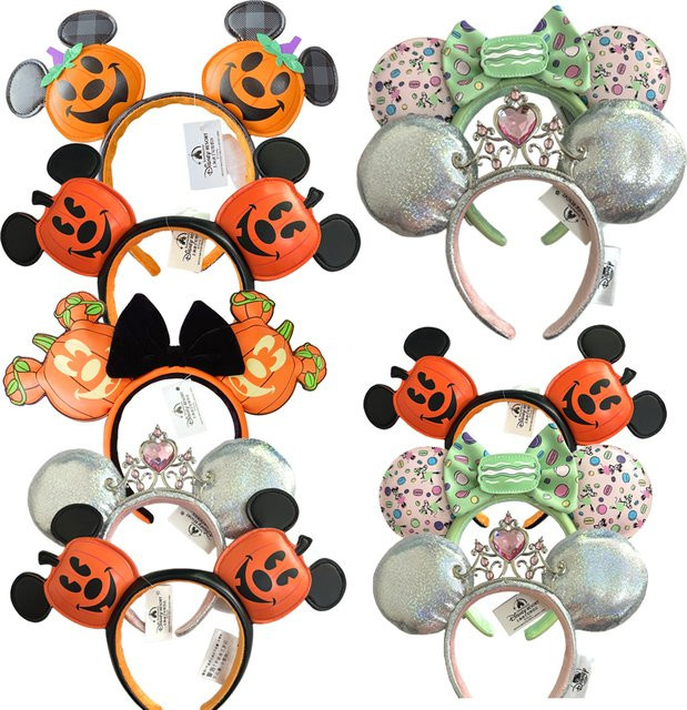 Disney Mickey Maus Kürbis Ohr Stirnband, Plüsch - Bild 1