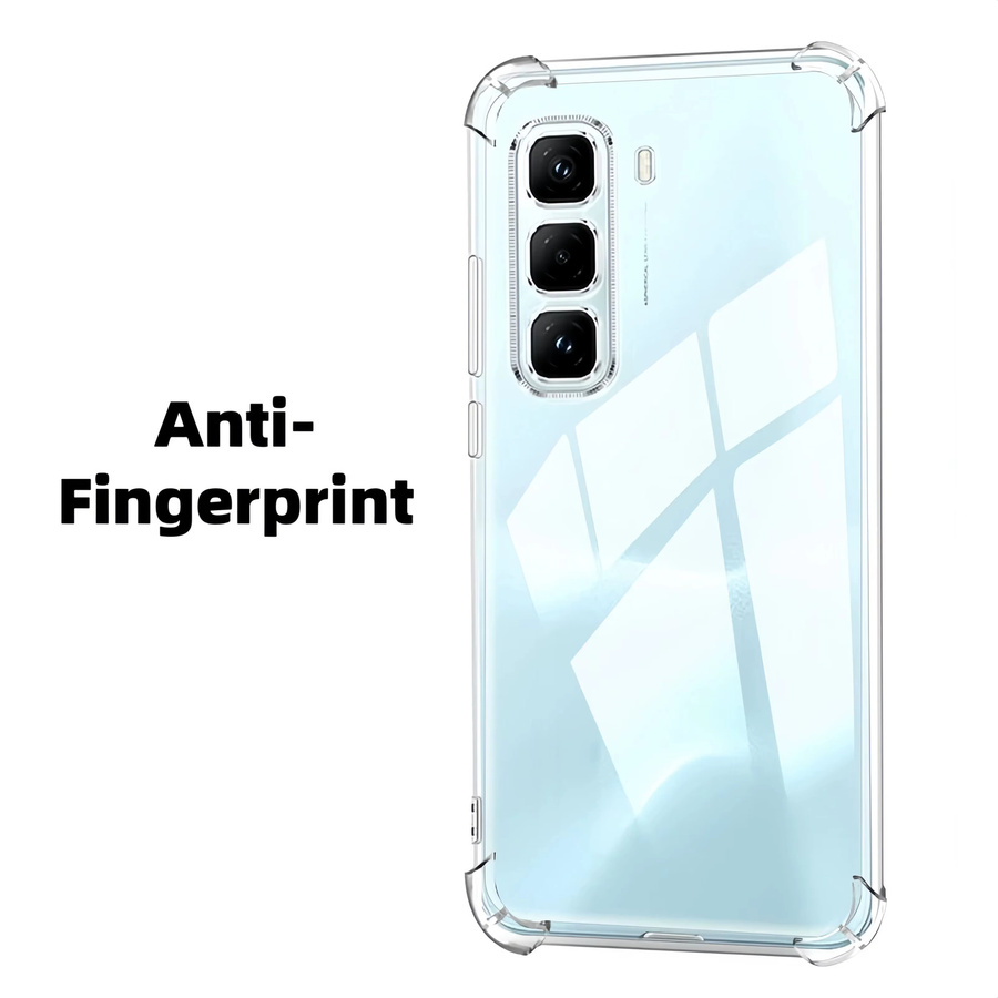 Transparente TPU Stoßfeste Schutzhülle für Infinix Hot 60i, Hot 50 PRO+, Hot 50 PRO und Hot 50 in Klar - Bild 3