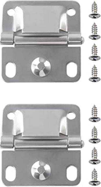 Coleman Ersatzscharniere aus Edelstahl in Silber für die Kühlbox-Modelle 5226, 5227B, 5235 und 5236 - Bild 1