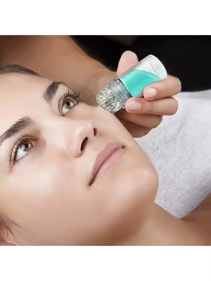 Buiti H20 Gold Derma Stamp Microneedling Gerät, 20 Titan Nadeln - Bild 2