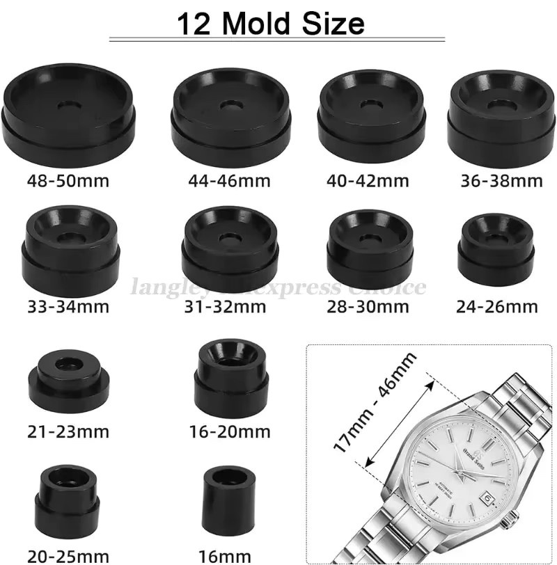 Langley Uhren Reparatur Werkzeug Set, Edelstahl, 18 Stück, Unisex - Bild 3