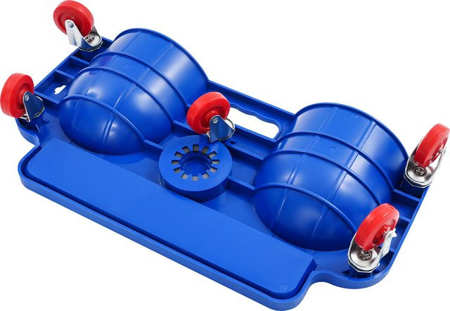 Rollbarer Kniehocker von Bymaocar mit Werkzeugablage und Komfortkissen in Blau, B/T/H: 50,5 x 36,5 x 10,0 cm - Bild 1