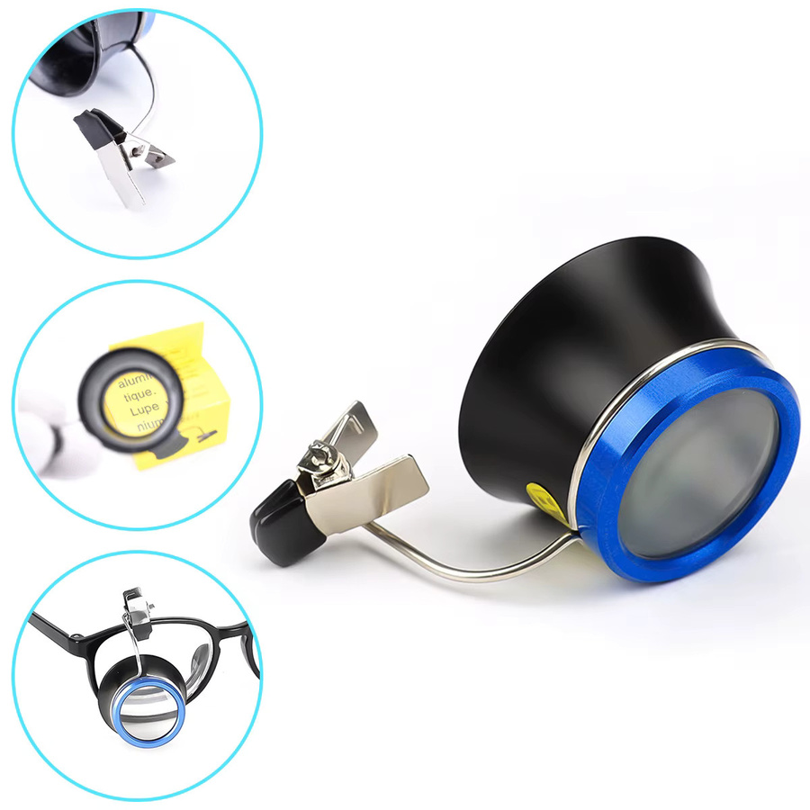 CHIICSMART Brillenlupe, Vergrößerungsglas, Unisex - Bild 2