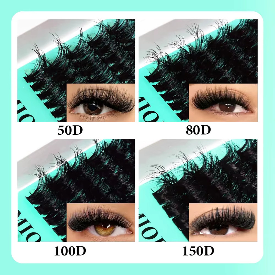 IEEYEEY Wimpernbüschel, 30D, Natürlich, Unisex - Bild 3