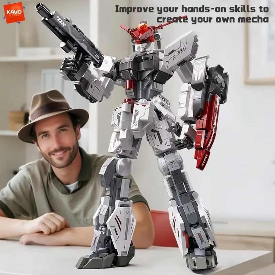 KAVOWORLD Gepanzerter Mecha-Bausatz, Roboter, 604 Teile - Bild 3