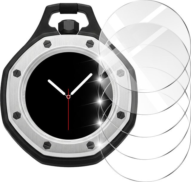 9H gehärtetes Glas Displayschutzfolie für Swatch AP Royal Pop, transparent, HD-klar und kratzfest - Bild 1