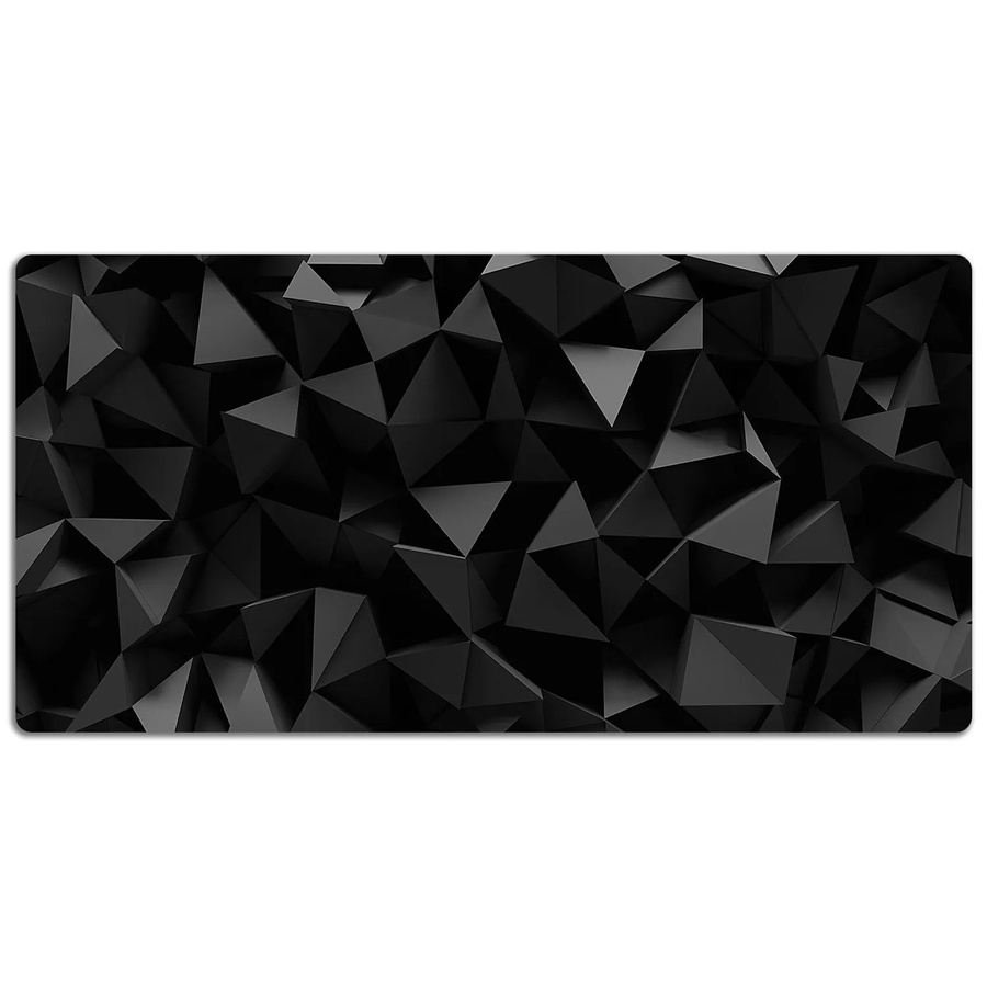 Tulup Schreibtischunterlage Schwarze Abstraktion, Deskpad Schwarz, B: 90 cm, T: 45 cm - Bild 2