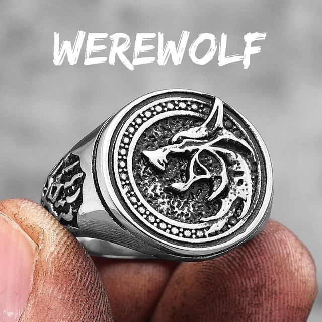 Yiran Jewelry Ring, Edelstahl, Weiß, Herren - Bild 1