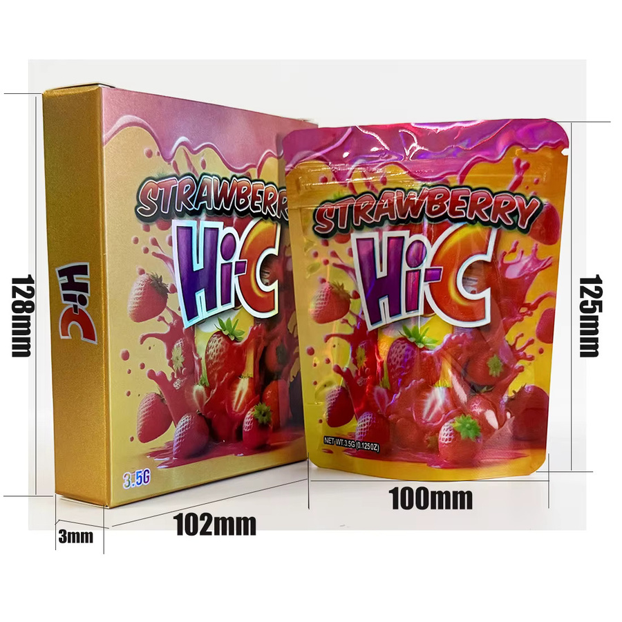 Combo Pack Box Set mit geruchsdichten Mylar-Beuteln aus Kunststoff und Papier, Mehrfarbig, 3,5 g Füllmenge - Bild 2
