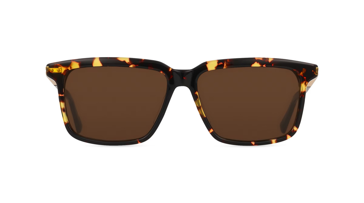 Bottega Veneta BV1261S Sonnenbrille, Vollrand, quadratisch, Acetat, Unisex, braun - Bild 1
