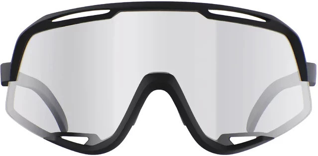 Limar Kosmos Sonnenbrille, Vollrand, Black, Unisex, Plastic, Wrap - Bild 1