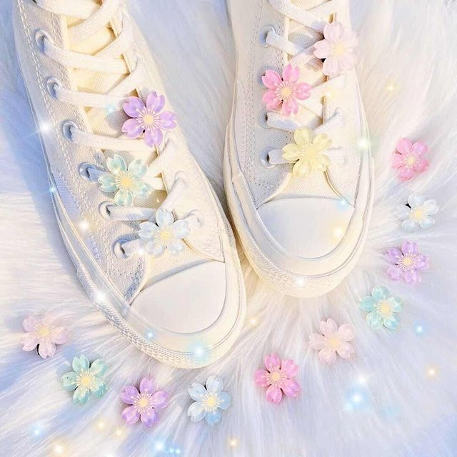 Blumen Schuh Schnalle Charms, Mädchen und Kinder - Bild 1