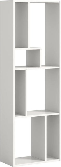 Inn.Furn Standregal Merlyn in Weiß mit 7 Fächern, Höhe: 159 cm, Tiefe: 54 cm - Bild 1