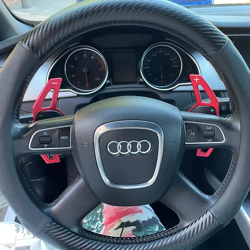 Aluminium Paddle Shifter Verlängerung für Audi A3 A4 A5 A6 A8 Q5 R8 S3 S6 TTS DSG Automatik - Bild 2