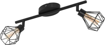 Eglo Spot ZAPATA 1 Wandleuchte aus Stahl in Schwarz mit G9 LED Fassung - Bild 1