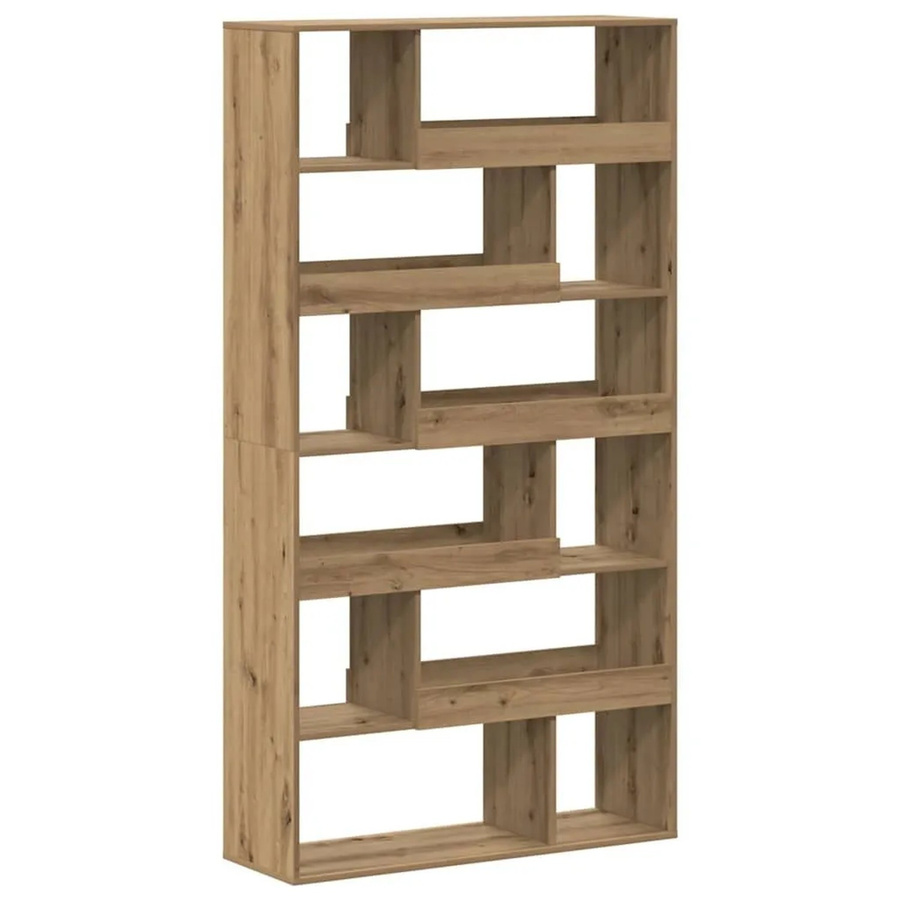 vidaXL Bücherregal Artisan-Eiche in Braun, B/T/H: 100 x 33 x 187,5 cm - Bild 2