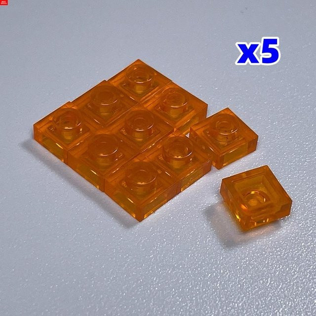 Yiran toy MOC Steine 3024 Platte 1x1, 50-teiliges Set, Weiß, Blau, ab 6 Jahren - Bild 1
