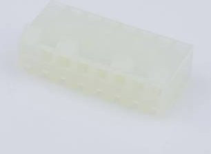 Molex Buchsengehäuse-Kabel 8-polig in Weiß und Transparent aus Kunststoff - Bild 1