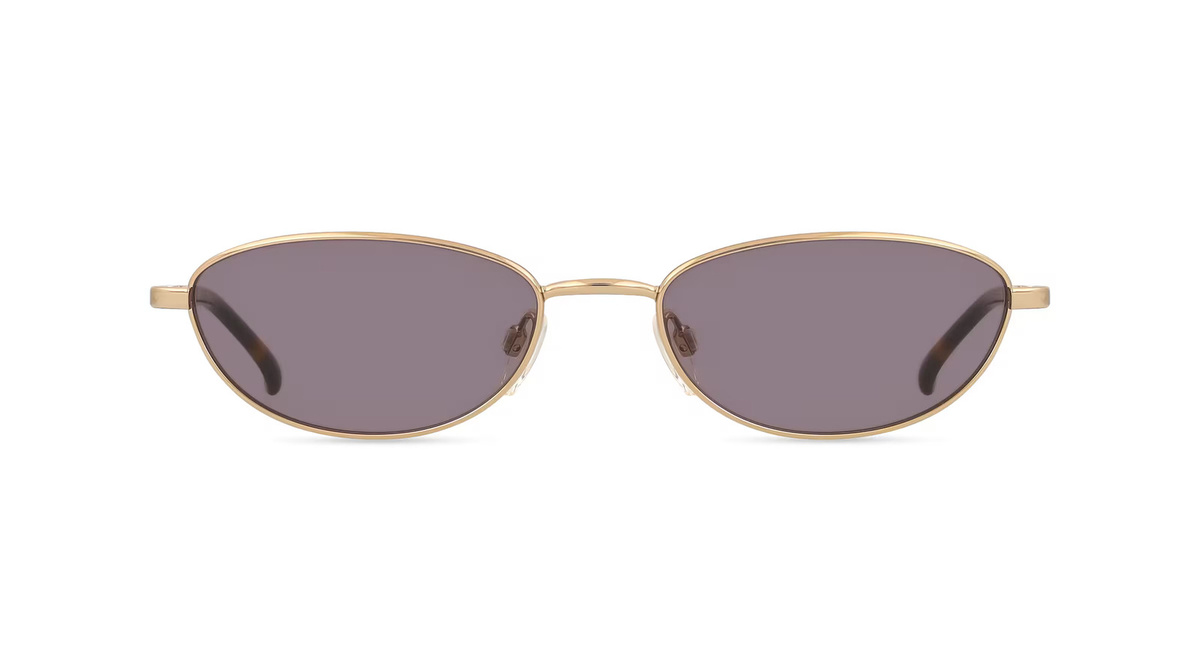 Fielmann MC 656 SUN FA MEL Sonnenbrille, Vollrand, Oval, Edelstahl, Gold - Bild 1