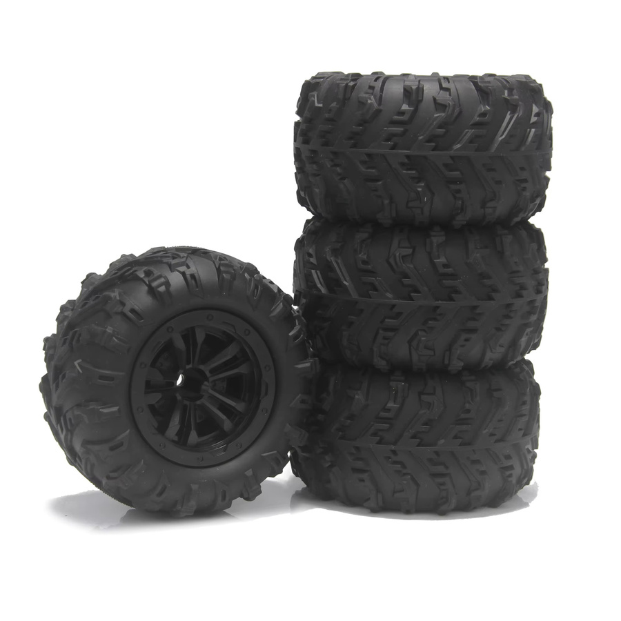 WLTOYS Monster Truck Rad Gummi Reifen, 4-teiliges Set, 1:16 - Bild 2
