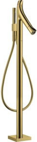 Hansgrohe Axor Starck Organic Badewannenthermostat Fertigset in Gold, bodenstehend - Bild 1