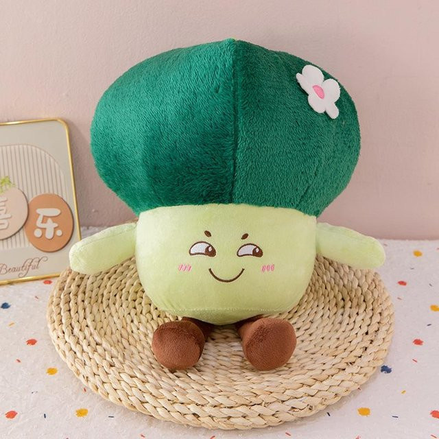 Yiran toy Brokkoli Plüschtier Puppe, 40cm - Bild 1