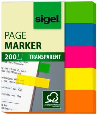 SIGEL Haftstreifen Folie Transparent B: 50 mm x H: 12 mm - Bild 1