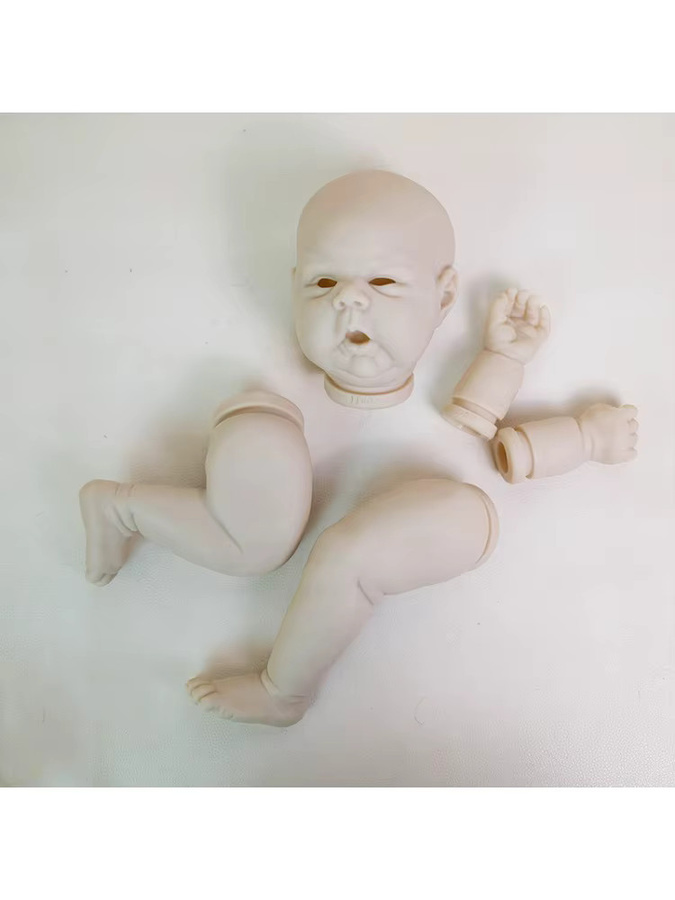 NPK Gounchi Reborn Puppenbausatz, 20 Zoll, mit Stoffkörper und Augen - Bild 4