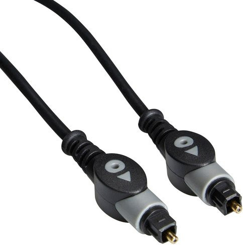 Schwaiger Lichtwellenleiter Anschlusskabel LWL2300 TOSLINK in Schwarz, Länge: 3 m - Bild 2