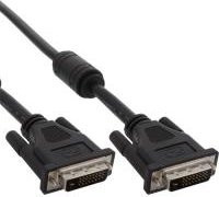 InLine DVI-D Kabel Digital Dual Link 24+1 St/St Schwarz 10m - Bild 1