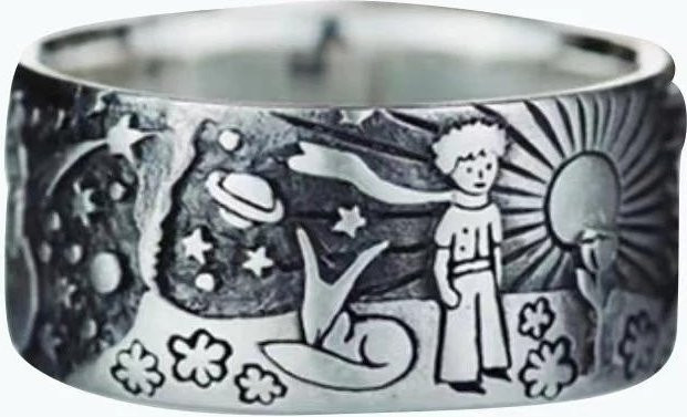 Rui Di Ring, Zinklegierung, gray, Unisex - Bild 1