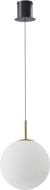 Lucande LED Pendelleuchte Joran Modern in Weiß aus Glas - Bild 1