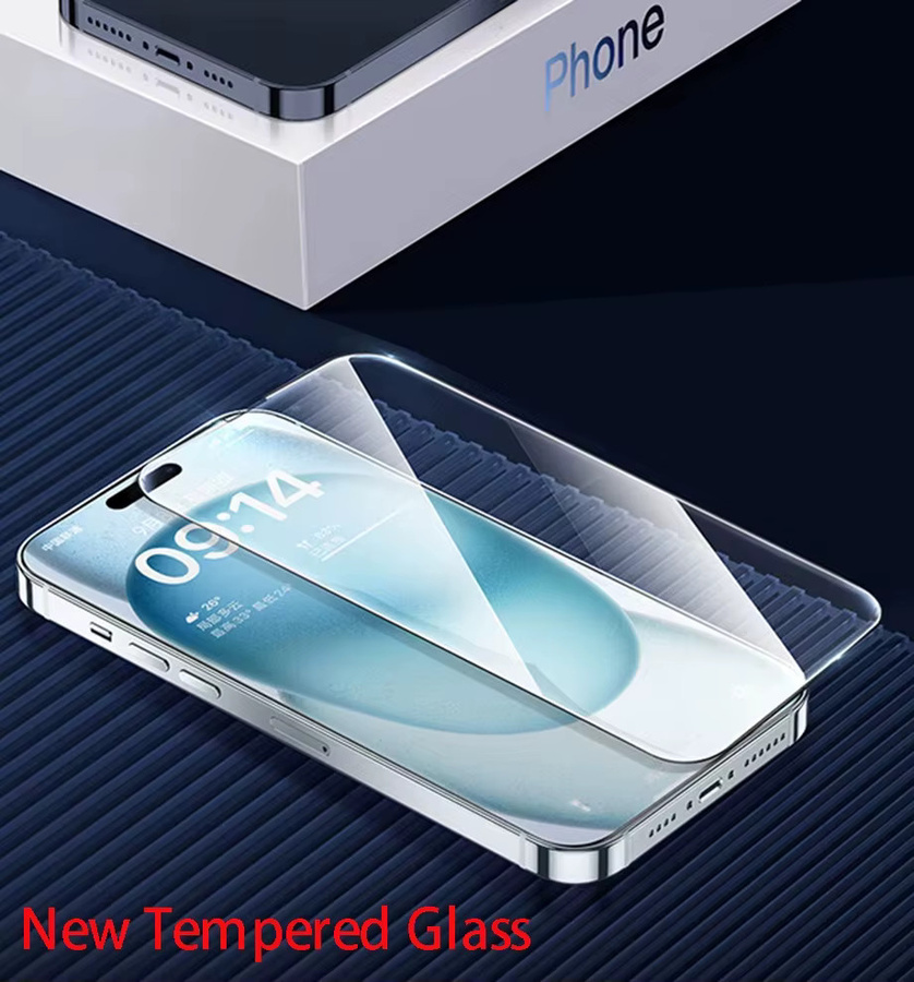 5 Stück Panzerglas Displayschutzfolie für Apple iPhone 11 bis iPhone 18 Pro Max, transparent - Bild 2