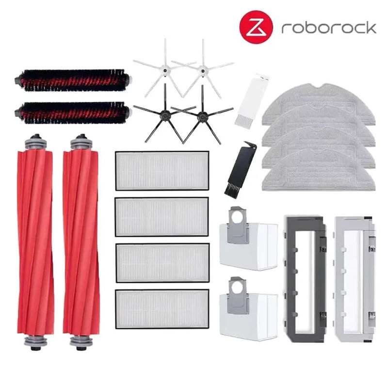 Roborock Zubehör-Set für S7 Maxv Ultra und S7 Pro Ultra mit Hauptbürste, Seitenbürste, Mopp, HEPA-Filter, Staubbeutel und Reinigungsrollbürste - Bild 3
