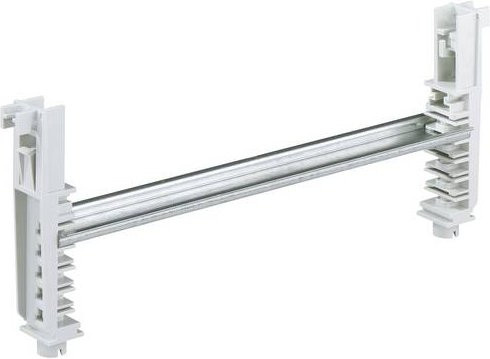 Spelsberg GNU 435 07443501 Hutschienenbausatz verstellbar aus Stahlblech in Silber, 25 Stück - Bild 1